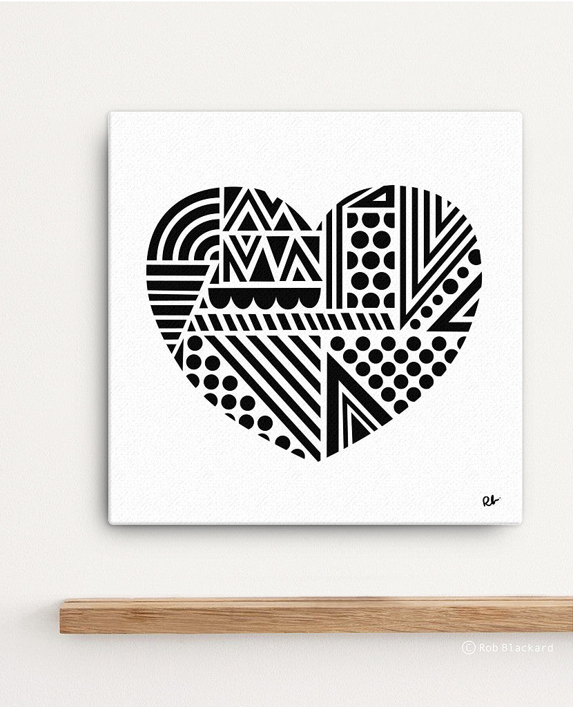 Piece of My Heart Canvas Print