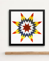 Quilted Star Art Print