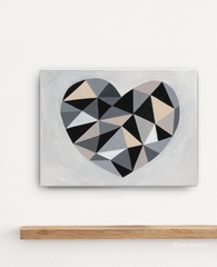 Prism Heart Canvas Print